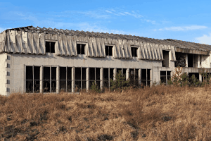 nie vollendeter Bau einer gro�en Villa in der N�he von Michendorf