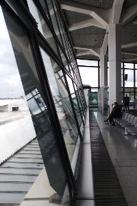Flughafen Tegel, Wartebereich für Flugpassagiere