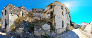 Lost Village auf der italienischen Insel Sardinien: Gairo Vecchio