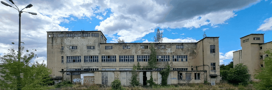 Lost Place einer Fabrik an der Wilhelmsdorfer Landstr. in Brandenburg/Stadt