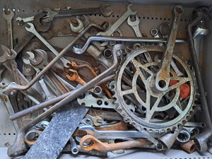 Schraubenschl�ssel / Fahrradkurbel