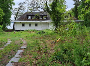 wei�er Bungalow mit Havelblick