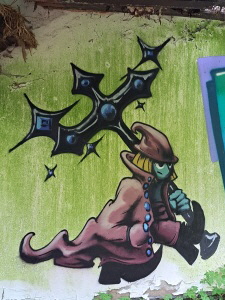 Grafitti Schwanenwerder: Inselstra�e 36